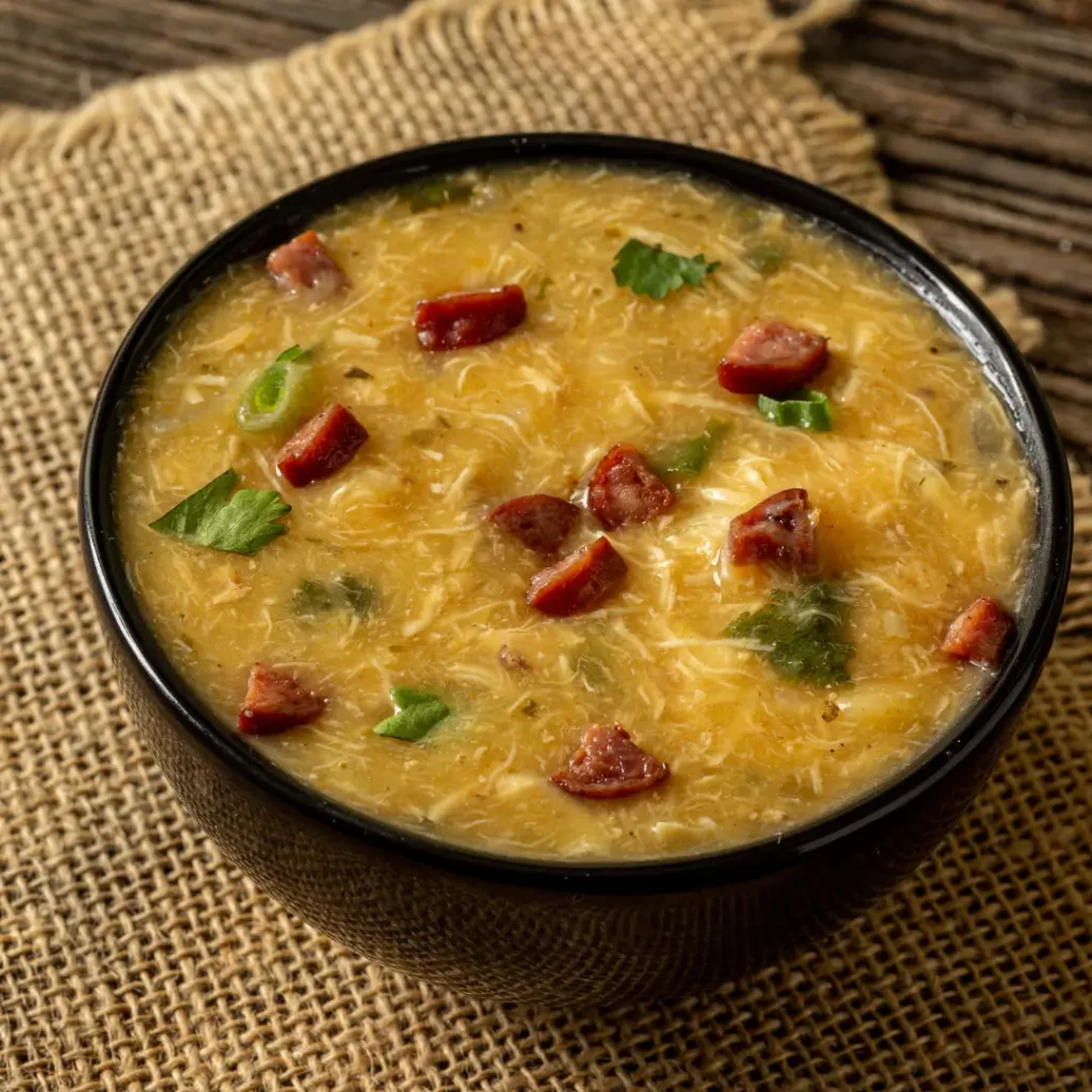 Caldo de Galinha Caseiro