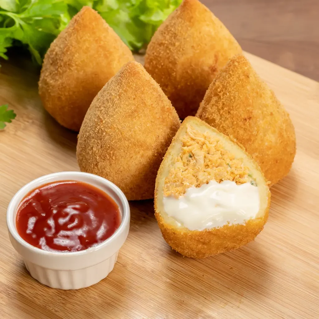 Coxinha de Galinha com Catupiry
